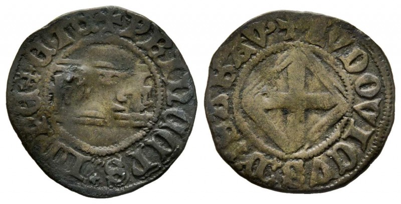 Ludovico 1440-1465 
Quarto, I tipo, ND, Cornavin, Mi 1.12 g.
Ref : MIR 167f, Sim...