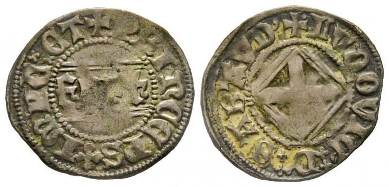 Ludovico 1440-1465 
 Quarto, I tipo, Cornavin, ND, Mi 1.14 g.
Ref : MIR 167p, Si...