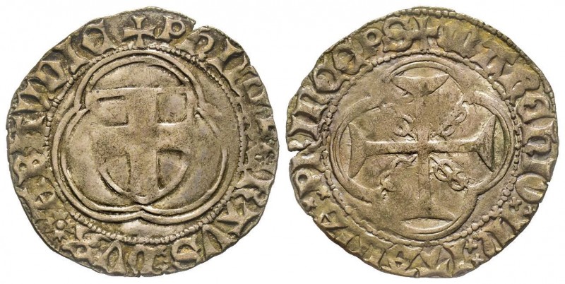 Filiberto I 1472-1482 
Parpagliola, ND, AG 3.27 g.
Ref : MIR 201c (R), Biaggi 17...