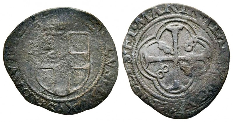 Carlo II 1504-1553 
Parpagliola, V Tipo, Torino, ND, Mi 1.5 g.
Ref : MIR 398b, S...