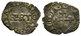 Carlo II 1504-1553
Quarto, I Tipo, Torino, ND, Mi 0.84 g.
Ref : MIR 407 var, Sim. 71-72, Biaggi 346
Conservation : TTB. Inedita. Un solo anello.