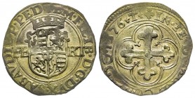 Emanuele Filiberto Duca 1559-1580 
Bianco o 4 Soldi, I tipo, Torino, 1576, Mi 4.59 g.
Ref : MIR 520ac, Biaggi 438r
Conservation : Superbe