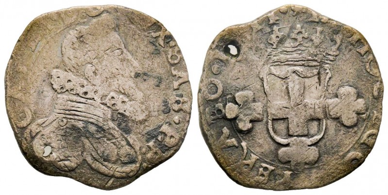 Carlo Emanuele I 1580-1630 
2 Fiorini, I Tipo, Torino, 1611, AG 5.37 g.
Ref : MI...