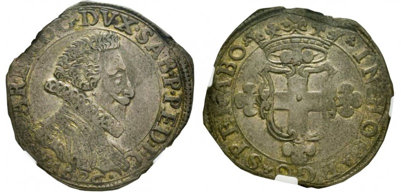Carlo Emanuele I 1580-1630 
2 Fiorini, IV tipo, Vercelli, 1626, Mi 6.35 g.
Ref :...