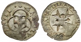 Carlo Emanuele I 1580-1630 
Parpagliola, I Tipo, Bourg, 1581, Mi 1.69 g.
Ref : MIR 666, Sim. 73, Biaggi 561
Conservation : TTB
