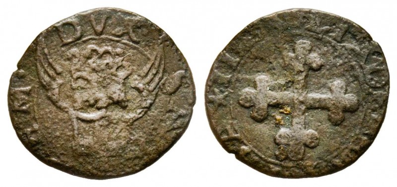 Carlo Emanuele I 1580-1630 
Mezzo Grosso di Piemonte Mi 0.87 g.
Ref : MIR 674, B...