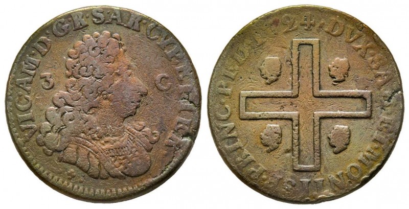 Vittorio Amedeo II Monetazione per la Sardegna 1724-1727 3 Cagliaresi, Torino, 1...