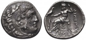 Greek, Kings of Macedon, Alexander III the Great 336-232 BC, AR Drachm, 

Condition: Very Fine

Weight: 4.04 gr
Diameter: 17mm