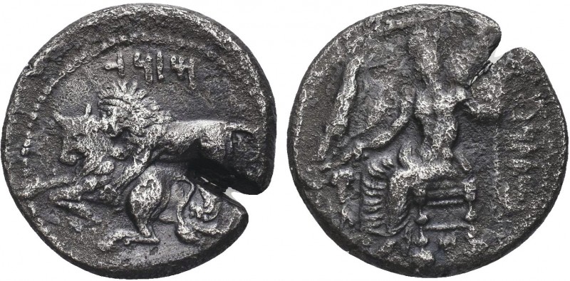 Greek, Cilicia, c. 333-323 BC, AR Stater, Tarsos . Obverse: Draped bust of Athen...