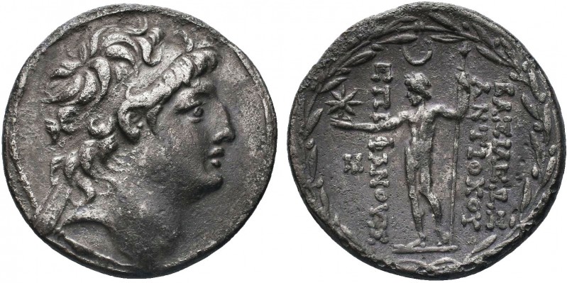 Greek, Seleukid Kings of Syria, Antiochos VIII Epiphanes Grypos 121-96 BC, AR Te...