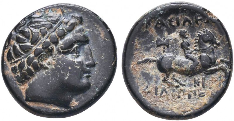 "Greek, Kings of Macedon, Philip III c. 323-317 BC, AE, Miletus

Obverse: Diadem...