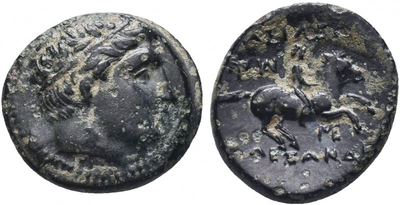 "Greek, Kings of Macedon, Alexander III the Great c. 336-323 BC, AE, Miletus

Ob...
