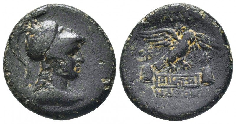 "Greek, Phrygia, magistrate Andronikos Alkios c. 133-48 BC, AE, Apameia

Obverse...