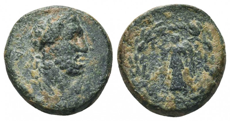 "Greek, Seleukid Kings of Syria, Antiochos IV Epiphanes c. 175-164 BC, AE, Mallo...