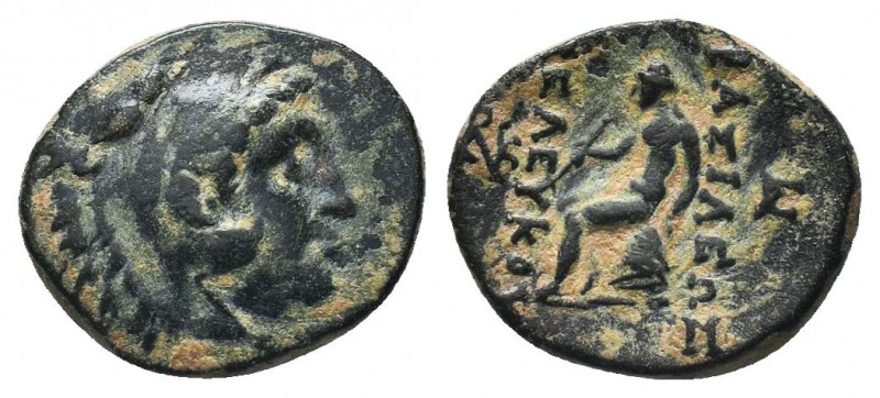 "Greek, Seleukid Kings of Syria, time of Seleukos II Kallinikos 246-226 BC, AE ,...