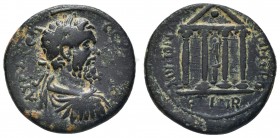 "Roman Provincial, Pontos, time of Septimius Severus c. 193-211 AD, AE, Neocaesarea

Obverse: AY K Λ XEΠ CEOYHPOC, laureate, draped, and cuirassed bus...
