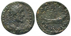 "Roman Provincial, Bithynia, time of Antoninus Pius 138-161 AD, AE, Nicomedia 

Obverse: ΑVΤ ΚΑΙϹΑΡ ΑΝΤΩΝΙΝΟϹ, laureate head of Antoninus Pius, right
...