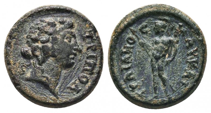 LYDIA. Tripolis. Trajan, 98-117. Ae

Condition: Very Fine

Weight: 3.59 gr
Diame...