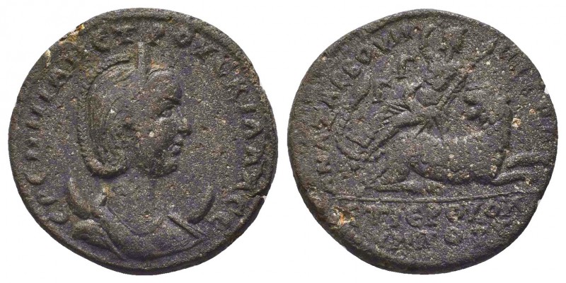 CILICIA, Anazarbus. Herennia Etruscilla. Augusta, AD 249-251. Æ Tetrassarion

Co...