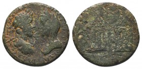 CILICIA, Anazarbus. Elagabalus, with Julia Maesa. AD 218-222. Æ 

Condition: Very Fine

Weight: 11 gr
Diameter: 21 mm
