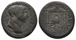 Trajan. A.D. 98-117. AE , Seleucids,

Condition: Very Fine

Weight: 13.90 gr
Diameter: 24 mm