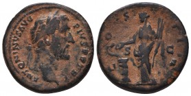 Antoninus Pius, 138-161. Sestertius Ae.

Condition: Very Fine

Weight: 24.10 gr
Diameter: 32 mm