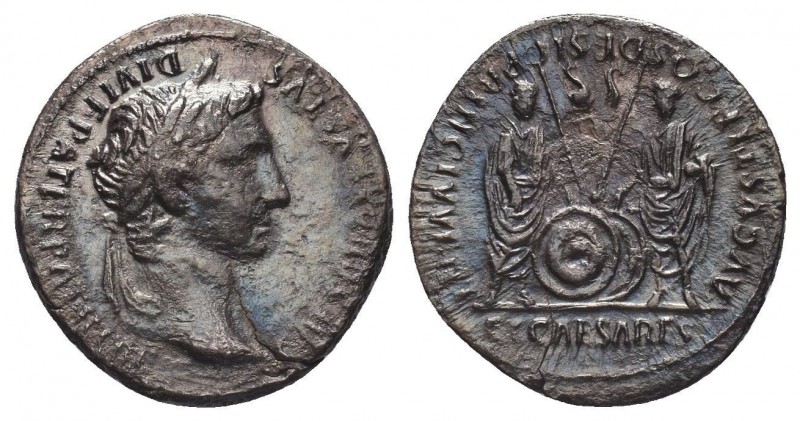 AUGUSTUS. 27 BC-14 AD. AR Denarius. 

Condition: Very Fine

Weight: 3.50 gr
Diam...