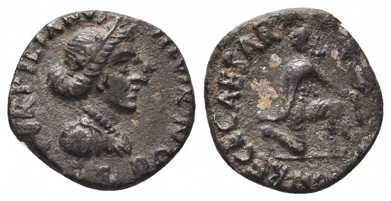 Augustus, 27 BC-AD 14. Denarius , Rome, under P. Petronius Turpilianus, 19/18 BC...