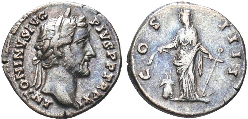 Antoninus Pius, 138-161. Ar Silver Denarius 

Condition: Very Fine

Weight: 3.27...