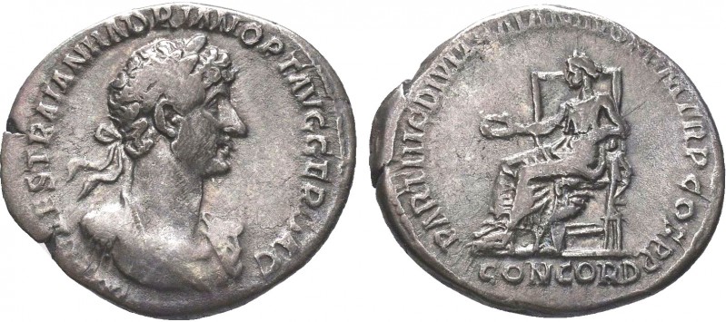 Hadrianus (117-138 AD). AR Denarius

Condition: Very Fine

Weight: 3.08 gr
Diame...