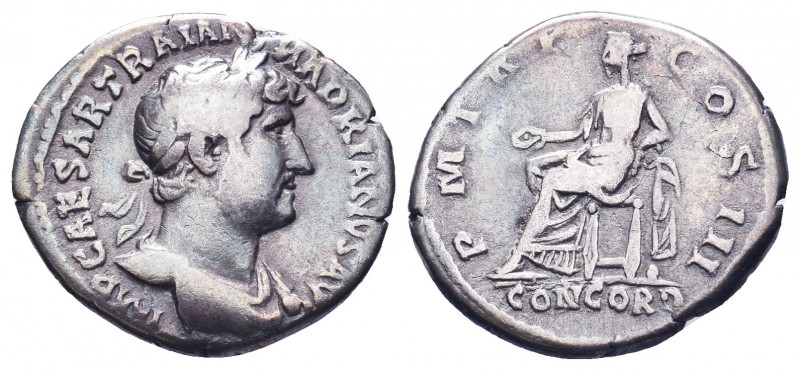 Hadrianus (117-138 AD). AR Denarius

Condition: Very Fine

Weight:3.00 gr
Diamet...