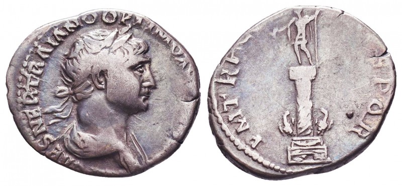 Traianus (98-117 AD). AR Denarius

Condition: Very Fine

Weight: 2.80 gr
Diamete...
