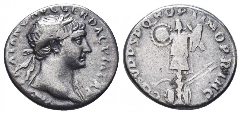 Traianus (98-117 AD). AR Denarius

Condition: Very Fine

Weight: 3.39 gr
Diamete...