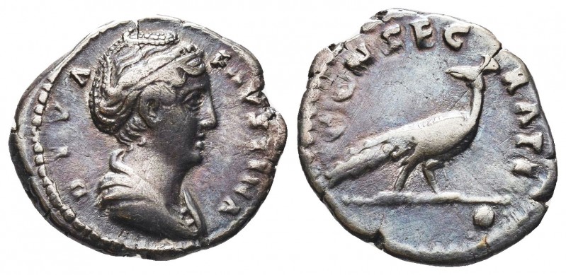Diva Faustina Senior AR Denarius. Rome AD 147-161.

Condition: Very Fine

Weight...
