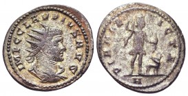Claudius II. (268-270 AD). AE silvered Antoninianus

Condition: Very Fine

Weight: 3.40 gr
Diameter: 22 mm