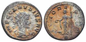 Claudius II. (268-270 AD). AE silvered Antoninianus

Condition: Very Fine

Weight: 3.10 gr
Diameter: 19 mm