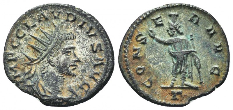 Claudius II. (268-270 AD). AE silvered Antoninianus

Condition: Very Fine

Weigh...