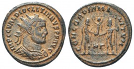 Diocletianus (284-305 AD). AE Antoninianus

Condition: Very Fine

Weight: 3.10 gr
Diameter: 21 mm