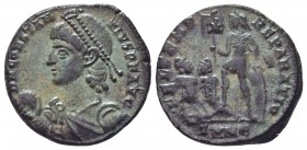 Constantius II. A.D. 337-361. AE centenionalis

Condition: Very Fine

Weight: 4.50 gr
Diameter:20 mm