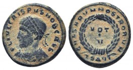 Crispus. Caesar, A.D. 317-326. AE 

Condition: Very Fine

Weight: 4.00 gr
Diameter:18 mm