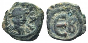 Anastasius I., 491-518. AE

Condition: Very Fine

Weight: 1.40 gr
Diameter:14 mm