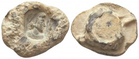 BYZANTINE SEALS. (Circa 9th-12th centuries).

Condition: Very Fine

Weight: 30 gr
Diameter:32 mm