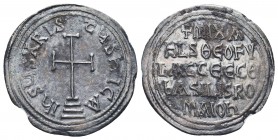 Michael I with Theophylactus AR Miliaresion. Constantinople, 811-813. 

Condition: Very Fine

Weight: 1.70 gr
Diameter: 24 mm