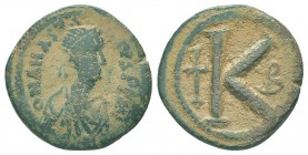 Anastasius I. 491-518. AE Half follis

Condition: Very Fine

Weight: 8.40 gr
Diameter:27 mm