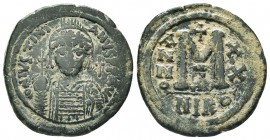Justinian I. 527-565. AE follis 

Condition: Very Fine

Weight:19.60 gr
Diameter:36 mm