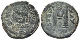 Justinian I. 527-565. AE follis 

Condition: Very Fine

Weight: 17.80 gr
Diameter: 32 mm