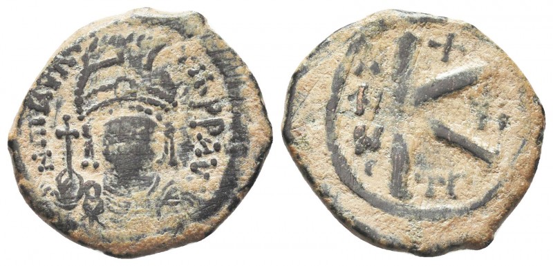 Justinian I. 527-565. AE half follis 

Condition: Very Fine

Weight: 4.80 gr
Dia...