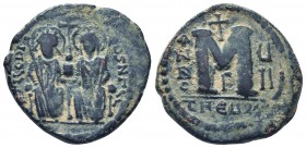 Justin II , with Sophia (565-578 AD). AE Follis

Condition: Very Fine

Weight:15.10 gr
Diameter:31 mm