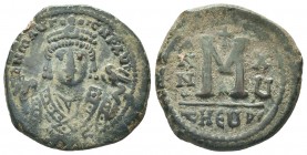 Maurice Tiberius. 582-602. AE follis

Condition: Very Fine

Weight:11.30 gr
Diameter: 29 mm