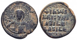 Byzantine Anonymous Follis , circa 976-1025. Bust of Christ facing.

Condition: Very Fine

Weight: 28.00 gr
Diameter: 29 mm